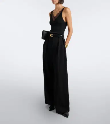 Nili Lotan Aronia ribbed-knit silk tank top | Thumbnail 4
