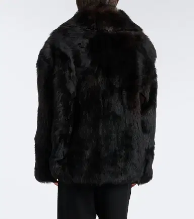 Nili Lotan Cleophee double-breasted shearling jacket | Thumbnail 4