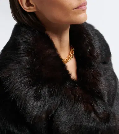 Nili Lotan Cleophee double-breasted shearling jacket | Thumbnail 5
