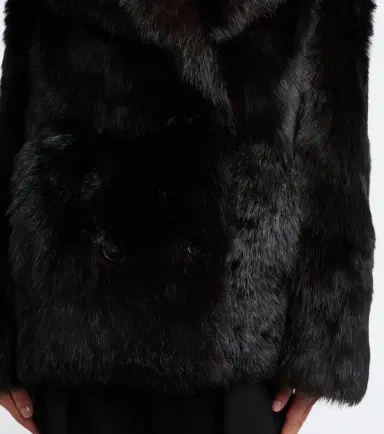 Nili Lotan Cleophee double-breasted shearling jacket | Thumbnail 6