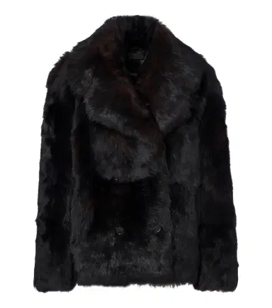 Nili Lotan Cleophee double-breasted shearling jacket | Thumbnail 1