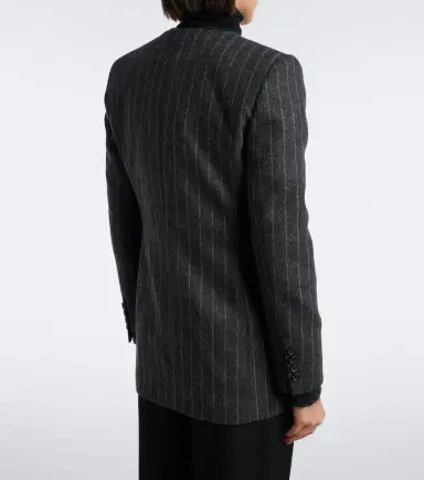Nili Lotan Jenette chalk stripe virgin wool jacket | Thumbnail 5