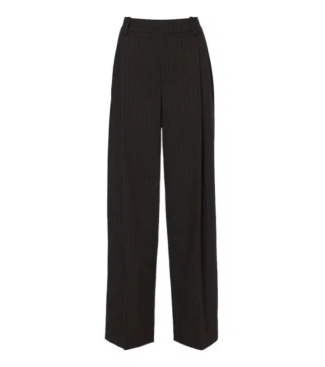 Pinstripe wide-leg pants