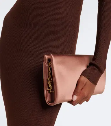 Saint Laurent Evening satin clutch | Thumbnail 5