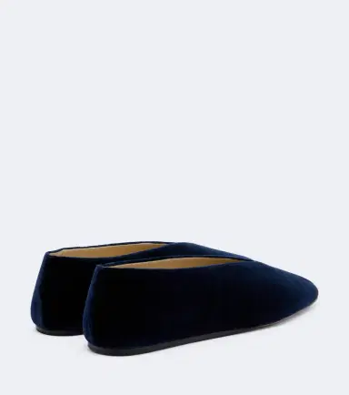 Le Monde Béryl Le Monde Béryl Olympia velvet ballet flats | Thumbnail 2