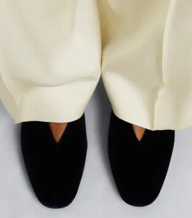 Le Monde Béryl Le Monde Béryl Olympia velvet ballet flats | Thumbnail 6