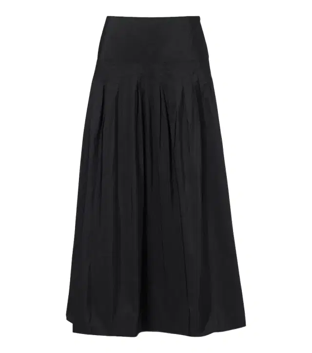 Pleated maxi skirt