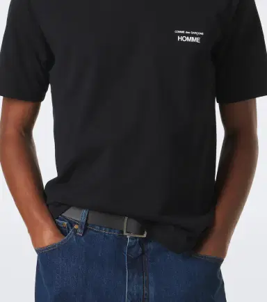 COMME des GARCONS HOMME Comme des Garçons Homme Logo cotton jersey T-shirt | Thumbnail 4 COMME des GARCONS HOMME Comme des Garçons Homme Logo cotton jersey T-shirt | Thumbnail 4