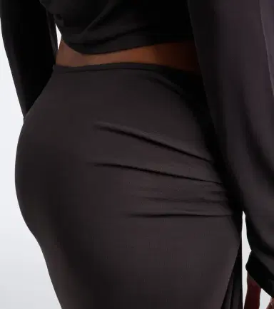 Christopher Esber Orica Crystal gathered jersey maxi skirt | Thumbnail 2