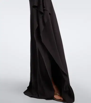 Christopher Esber Orica Crystal gathered jersey maxi skirt | Thumbnail 4