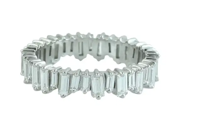 Wish Fine Jewelry 2.58ct Diamond 18K Gold Eternity Ring