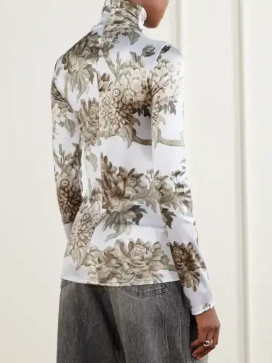Acne Studios Edenise Printed Stretch-jersey Turtleneck Top | Thumbnail 4 Acne Studios Edenise Printed Stretch-jersey Turtleneck Top | Thumbnail 4