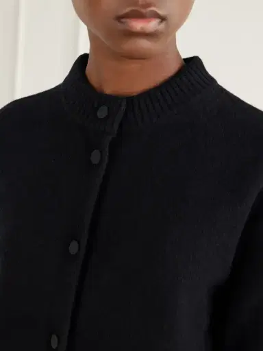RÓHE Calf Hair-trimmed Wool-blend Cardigan | Thumbnail 5