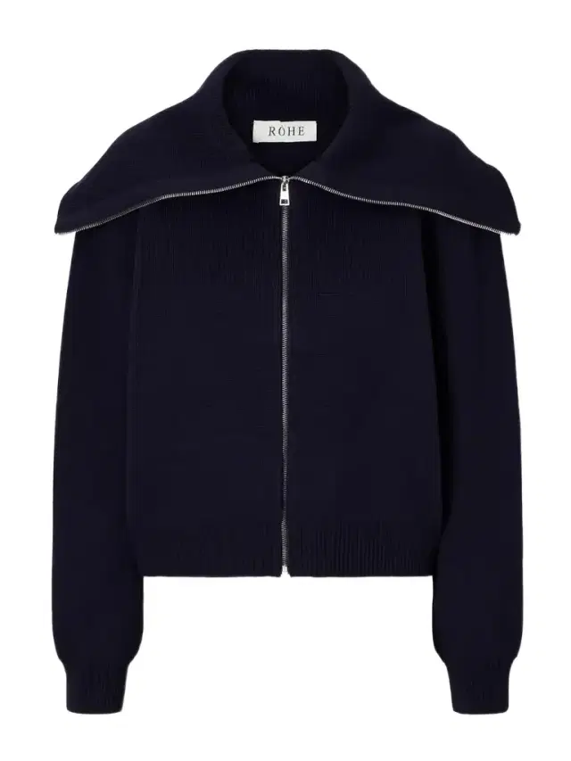 RÓHE Wool-blend Zip-up Cardigan