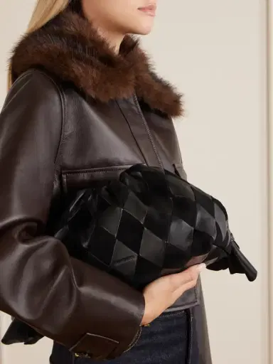 Zimmermann Cloud 91 Medium Suede And Leather Clutch | Thumbnail 2