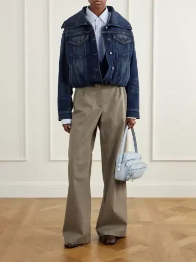 Acne Studios Gathered Denim Jacket | Thumbnail 2 Acne Studios Gathered Denim Jacket | Thumbnail 2