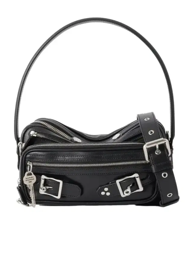 Acne Studios Camero Party Buckle-detailed Leather Shoulder Bag