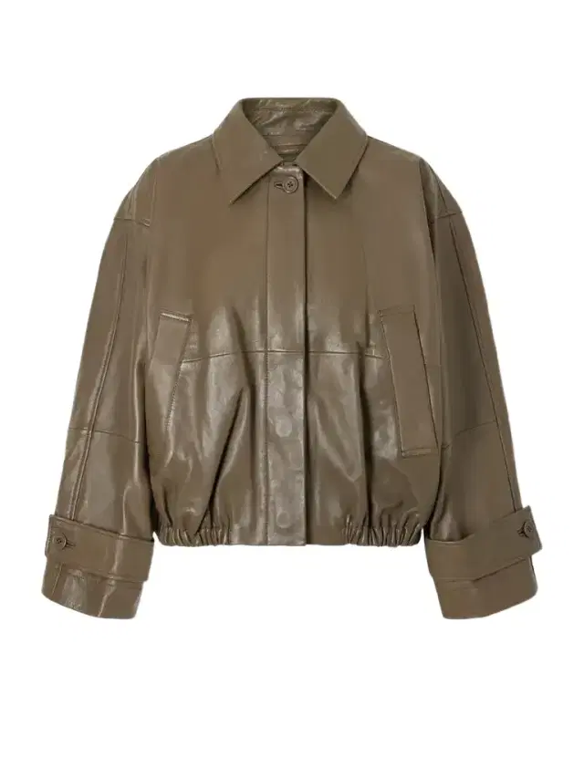 RÓHE Gathered Leather Jacket
