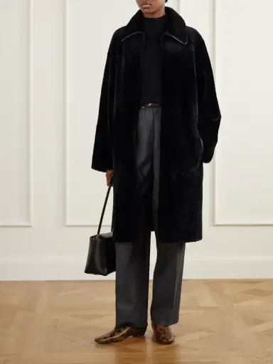 Joseph Caspian Shearling Coat | Thumbnail 2 Joseph Caspian Shearling Coat | Thumbnail 2