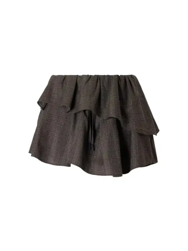 Acne Studios Checked Logo-embroidered Wool-blend Mini Skirt