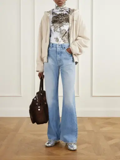 Acne Studios Embroidered Cotton Zip-up Hoodie | Thumbnail 2 Acne Studios Embroidered Cotton Zip-up Hoodie | Thumbnail 2