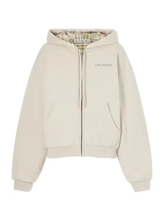 Embroidered Cotton Zip-up Hoodie