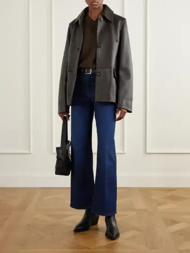 Frame Le Slim Palazzo High-rise Wide-leg Jeans | Thumbnail 2
