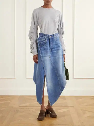 JW Anderson Ruched Sleeve Cotton-jersey Sweatshirt | Thumbnail 2