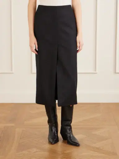 Nili Lotan Mariha Wool Midi Skirt | Thumbnail 3 Nili Lotan Mariha Wool Midi Skirt | Thumbnail 3