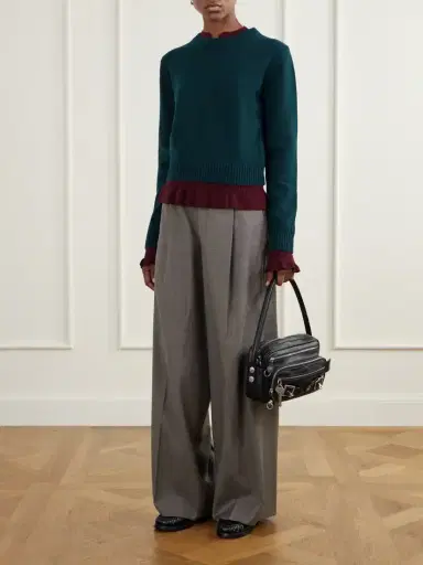 Acne Studios Layered Wool Sweater | Thumbnail 2