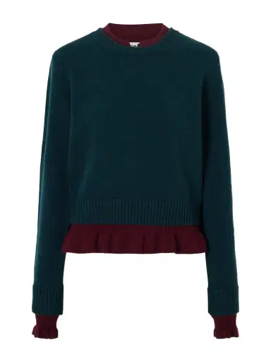 Acne Studios Layered Wool Sweater | Thumbnail 1