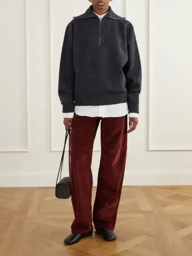 RÓHE Wool-blend Half-zip Sweater | Thumbnail 2