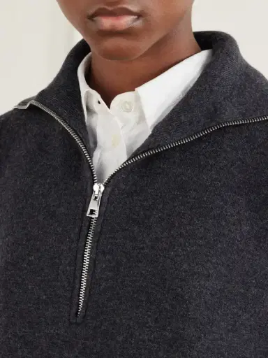 RÓHE Wool-blend Half-zip Sweater | Thumbnail 5