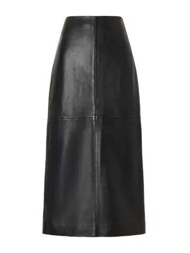 RÓHE Paneled Leather Midi Skirt | Thumbnail 1