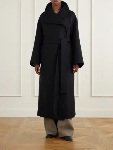 Joseph Fiore Belted Virgin Wool-blend Coat | Thumbnail 3