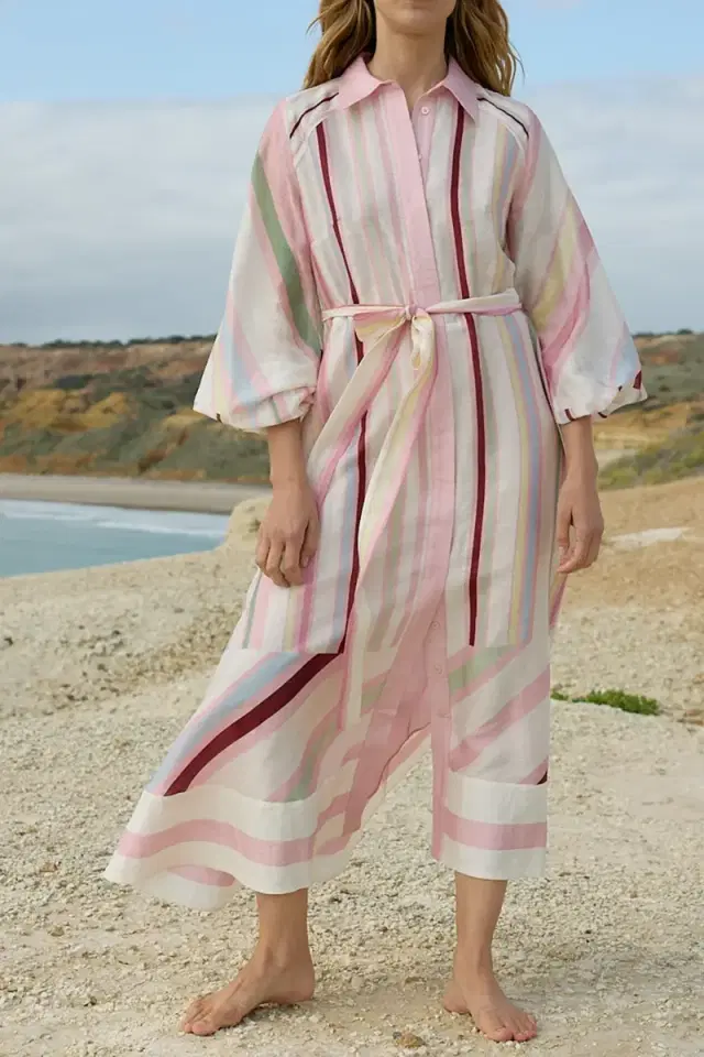 ASTON STUDIO Saskia Midi Wrap Dress