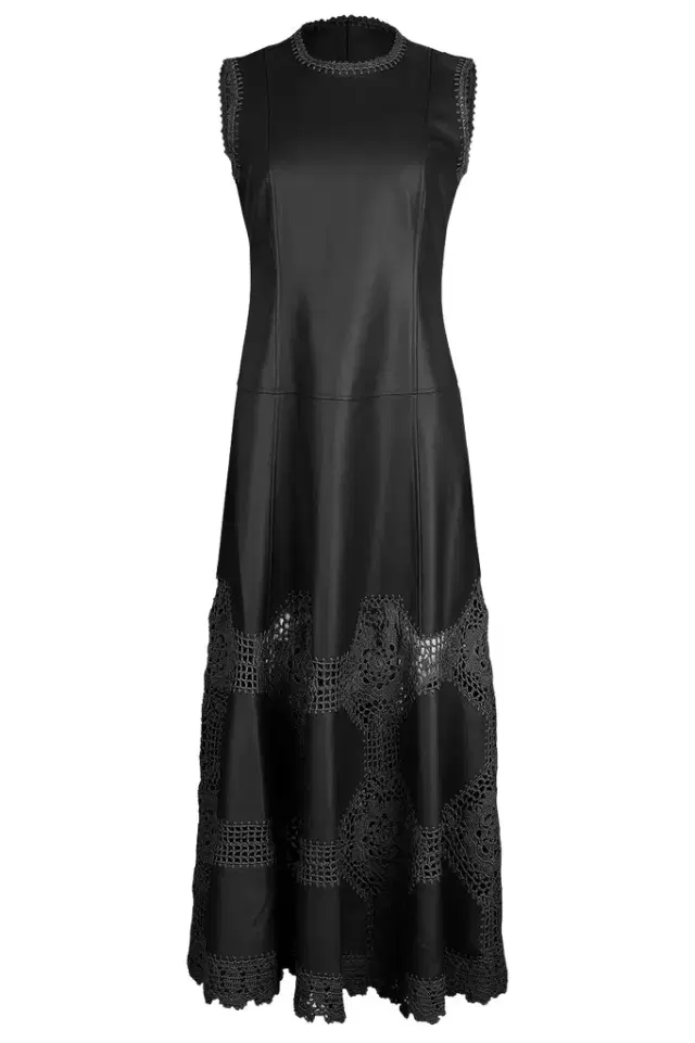 Ulla Johnson Ilana Crochet Dress - Noir