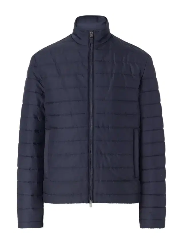 Canali Leather-Trimmed Quilted Shell Bomber Jacket - Men