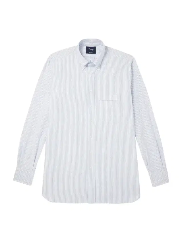 Drake's Button-Down Collar Striped Cotton Oxford Shirt - Men