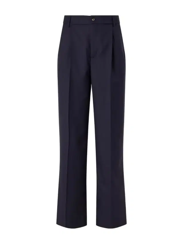 Grandad Wide-Leg Virgin Wool Trousers - Men