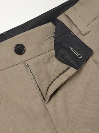 Margaret Howell Straight-Leg Pleated Cotton-Drill Trousers - Men | Thumbnail 6