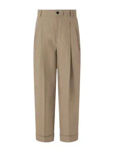 Margaret Howell Straight-Leg Pleated Cotton-Drill Trousers - Men | Thumbnail 1