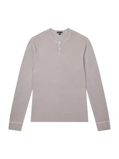 James Perse Cotton-Jersey Henley T-Shirt - Men | Thumbnail 1 James Perse Cotton-Jersey Henley T-Shirt - Men | Thumbnail 1