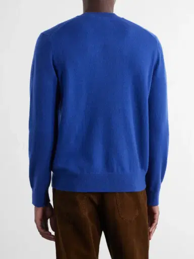 Burberry Logo-Embroidered Cashmere-Blend Sweater - Men | Thumbnail 4 Burberry Logo-Embroidered Cashmere-Blend Sweater - Men | Thumbnail 4