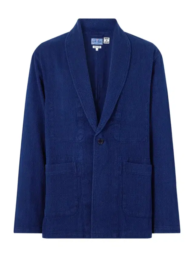 Blue Blue Japan Sashiko-Cotton Blazer - Men