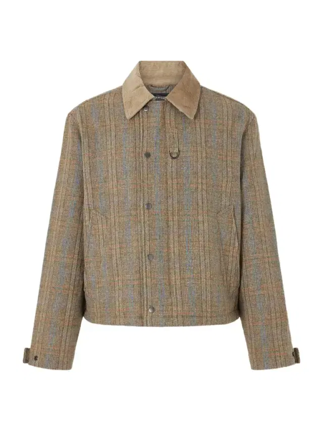 FrizmWORKS Corduroy-Trimmed Checked Wool Jacket - Men