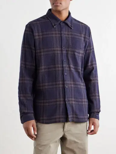 Kardo Ronald Checked Cotton Shirt - Men | Thumbnail 3 Kardo Ronald Checked Cotton Shirt - Men | Thumbnail 3