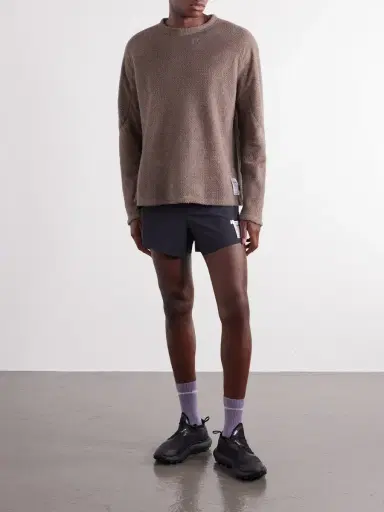 Satisfy Logo-Appliquéd FuzzFleece™ AD T-Shirt - Men | Thumbnail 2