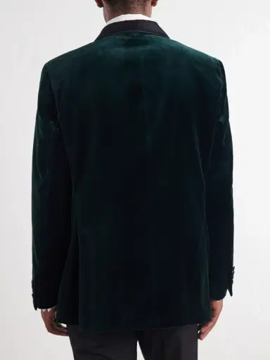 Favourbrook Satin-Trimmed Cotton-Velvet Tuxedo Jacket - Men | Thumbnail 4