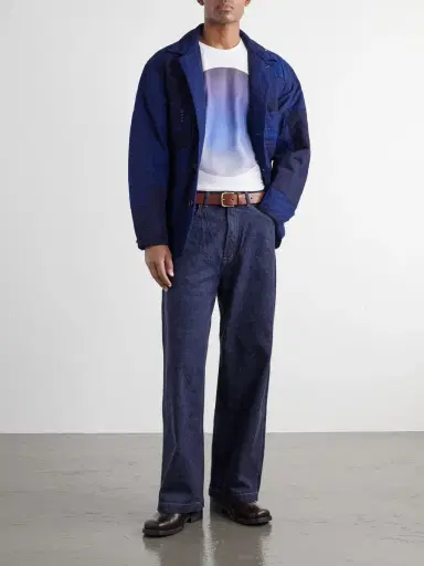 Blue Blue Japan Nenrin Patchwork Cotton Jacket - Men | Thumbnail 2 Blue Blue Japan Nenrin Patchwork Cotton Jacket - Men | Thumbnail 2